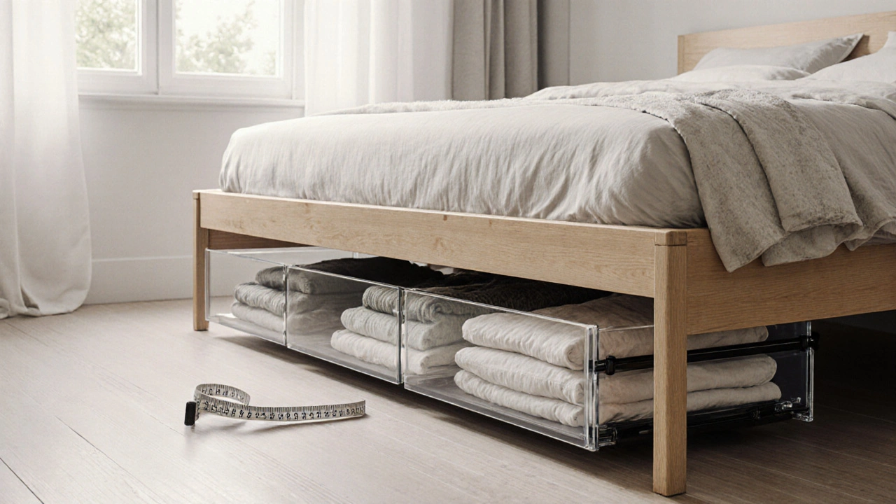 Úložný prostor pod postelí: jak vybrat chytré zásuvky a boxy pro vaši ložnici
