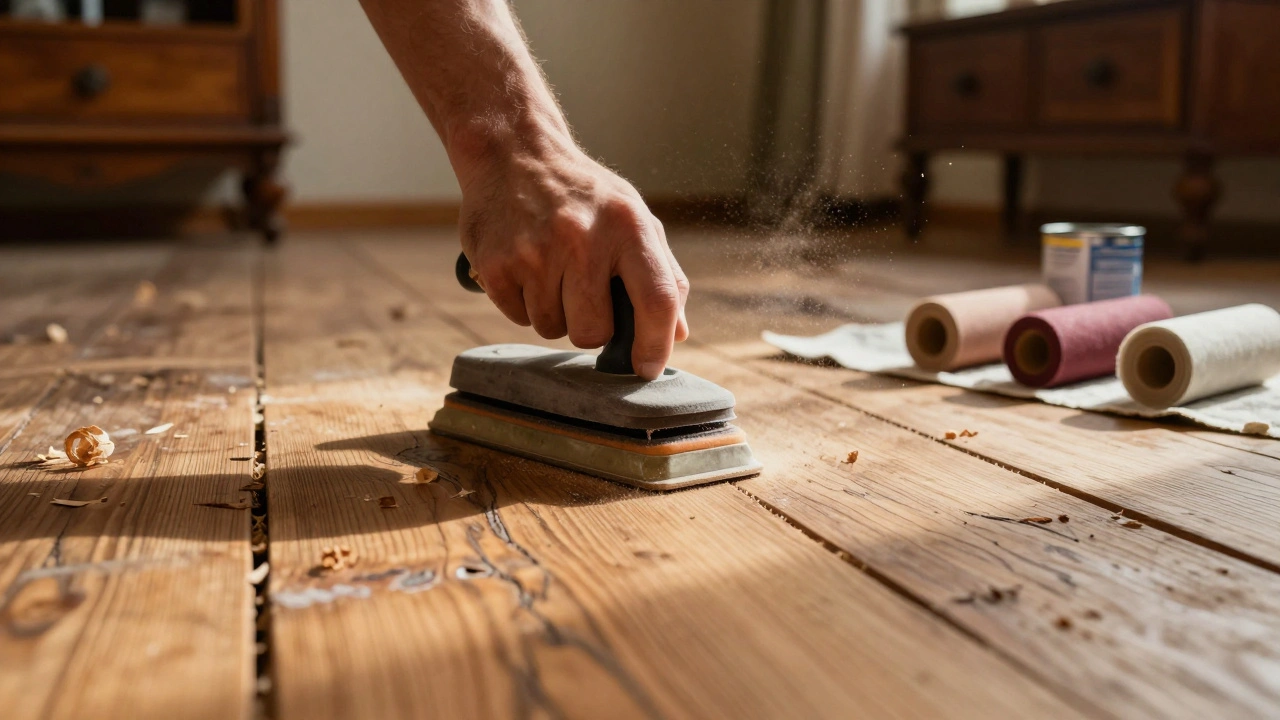 Obnova staré dřevěné podlahy: jak správně broušet a olejovat pro trvalý vzhled