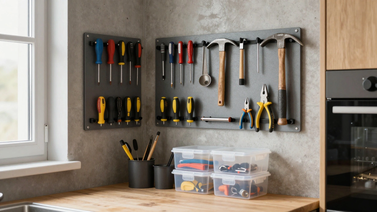 Úložné řešení pro hobby a dílnu v bytě: Jak uskladnit nářadí a materiál bez ztráty prostoru