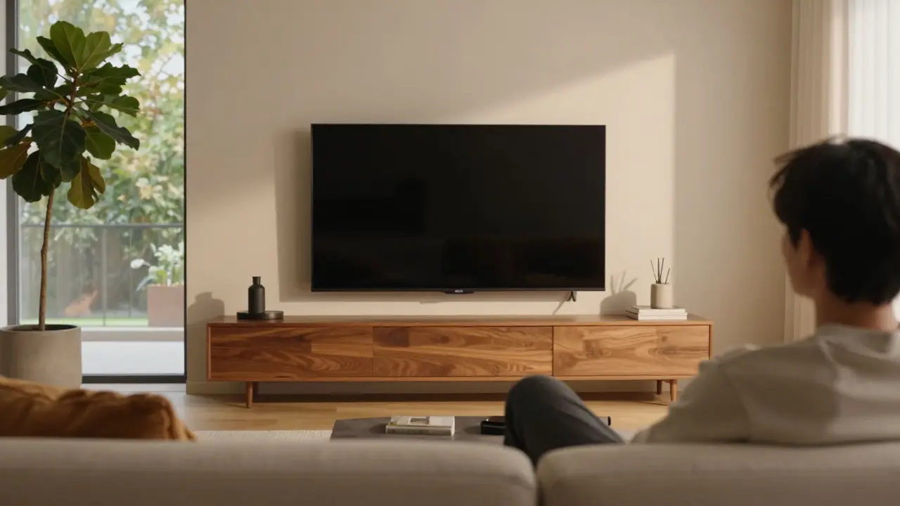 Ergonomie obývacího pokoje: jak správně nastavit vzdálenost a výšku televize