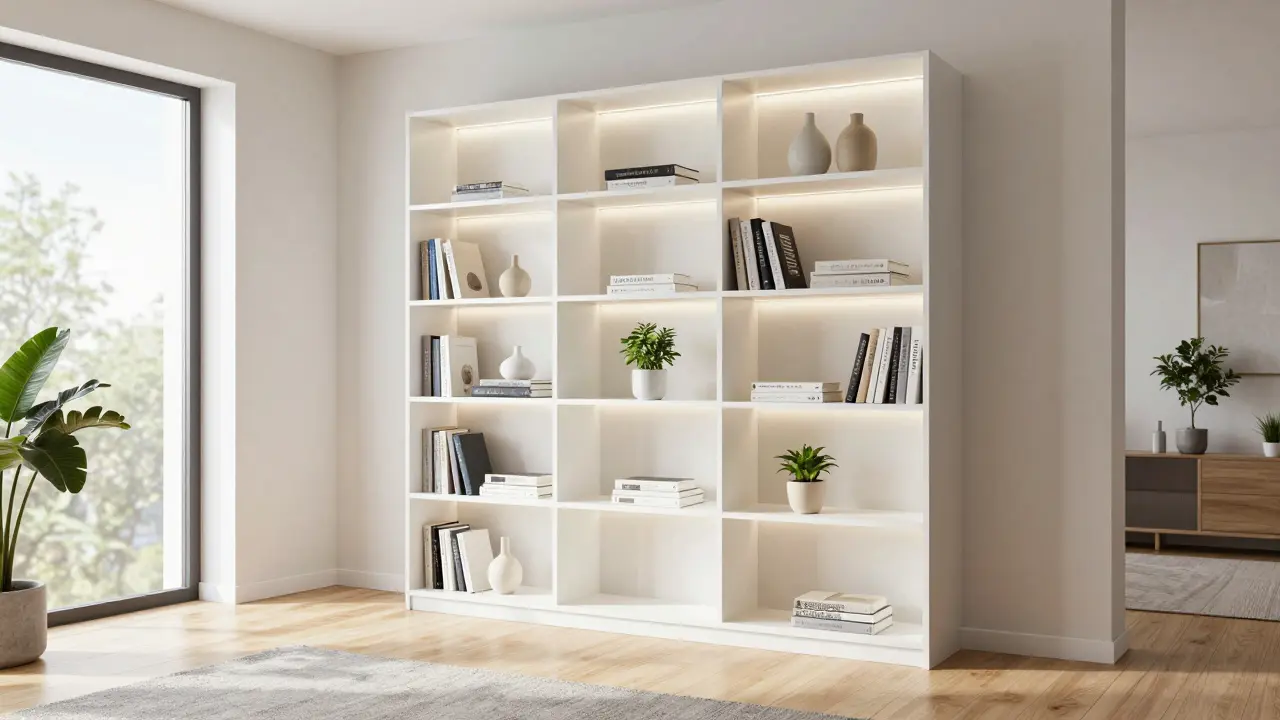 Knihovna jako dominantní nábytek v obýváku - jak ji vybrat a využít