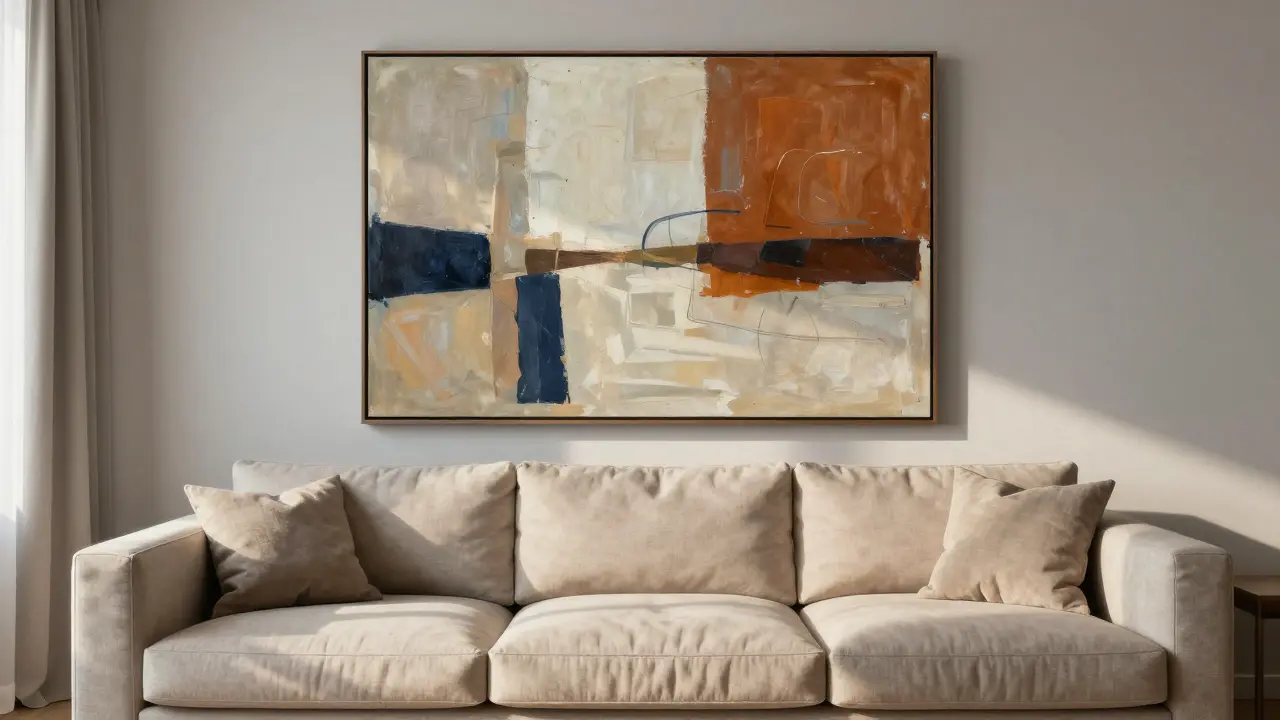 Nástěnné umění a dekorace obývacího pokoje: Průvodce výběrem a zavěšováním