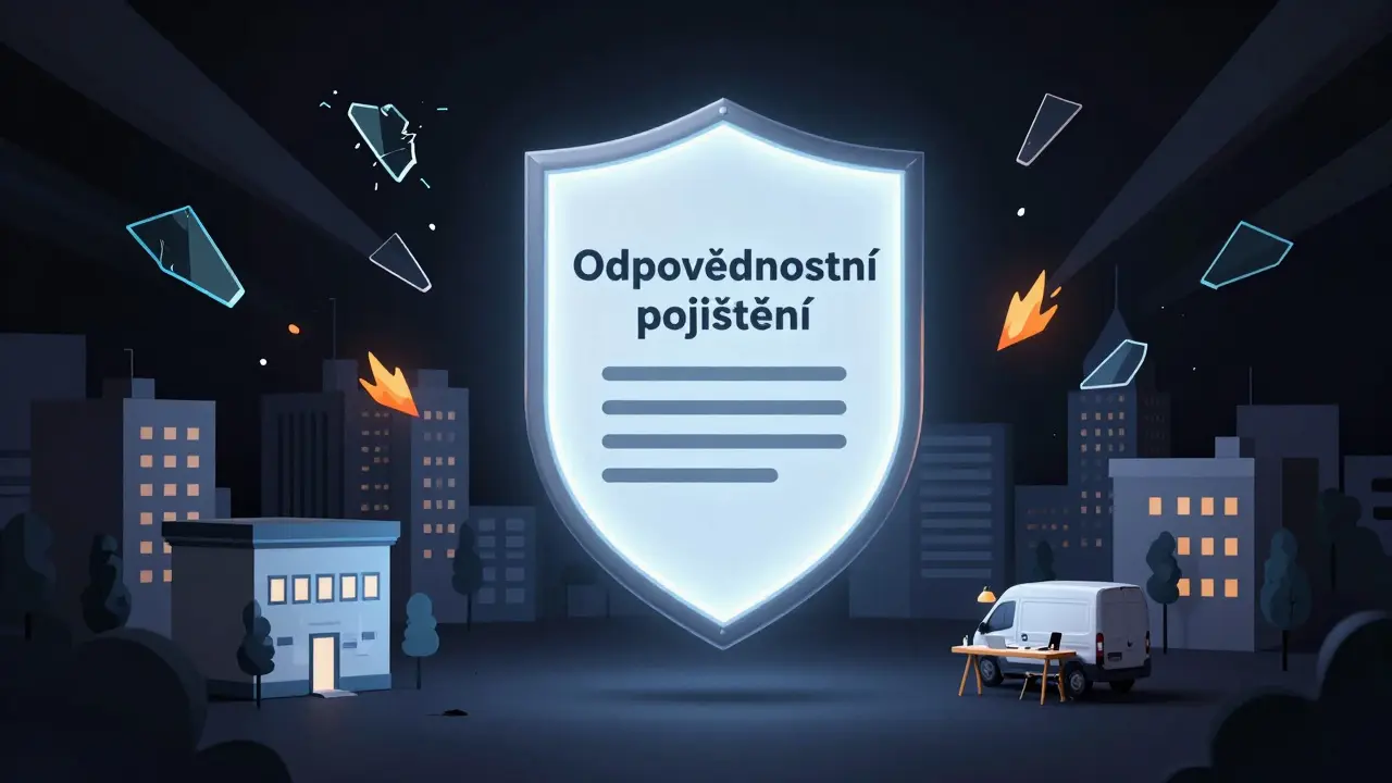 Zářivý štít pojištění odpovědnosti chrání české firmy před finančními a fyzickými riziky.