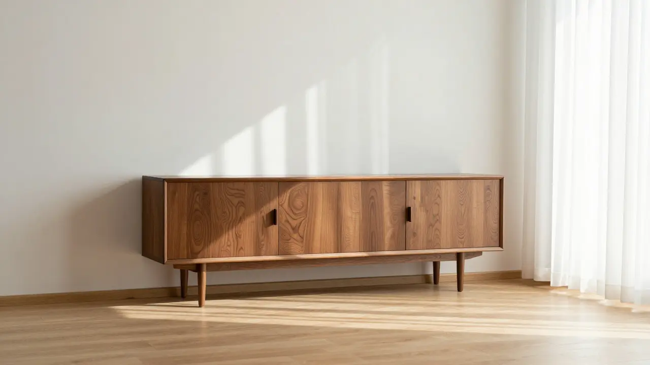 Mid-century modern v bytě: Jak kombinovat dřevo, kónické nožky a retro styl