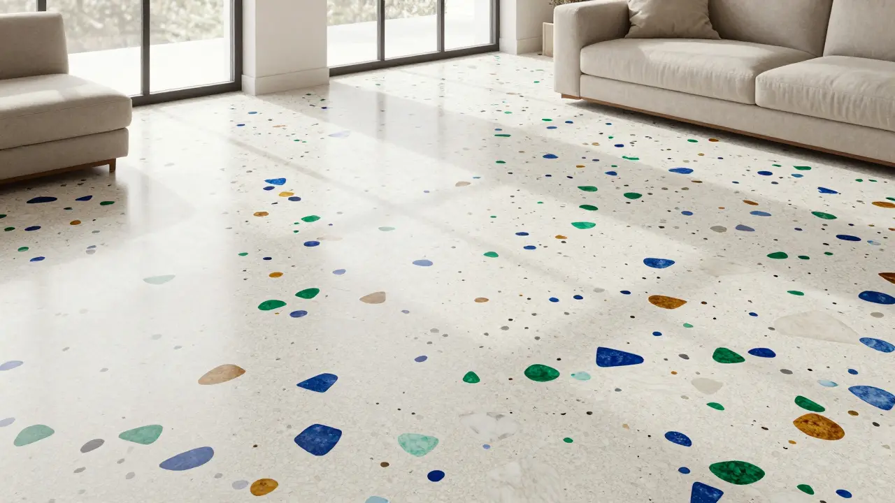 Terrazzo v interiéru: Návrat designové klasiky - Jak na výběr, instalaci a údržbu