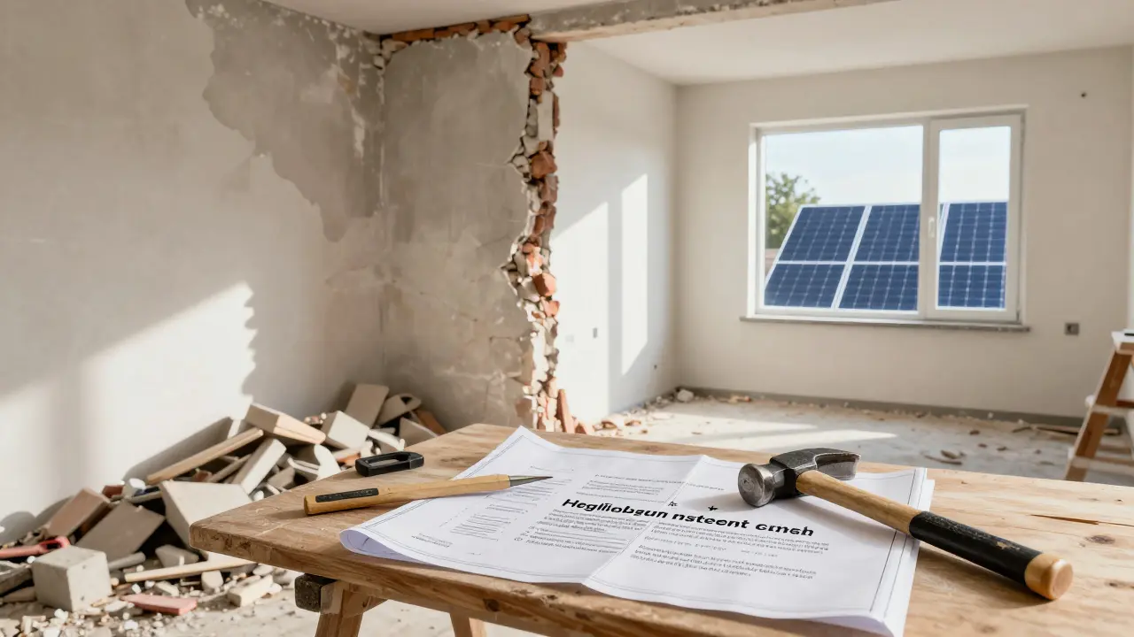 Rekonstrukce domu a instalace solárních panelů