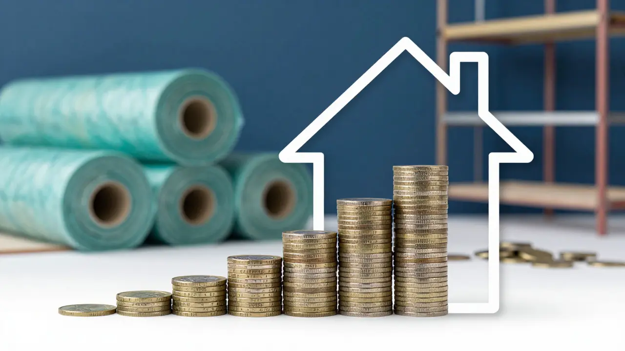 Abstraktní znázornění návratnosti investice do zateplení
