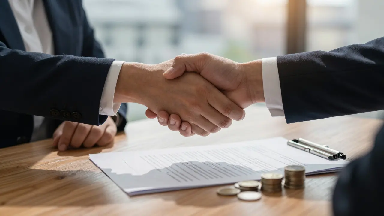 Podpis smlouvy a finanční úspěch při prodeji nemovitosti