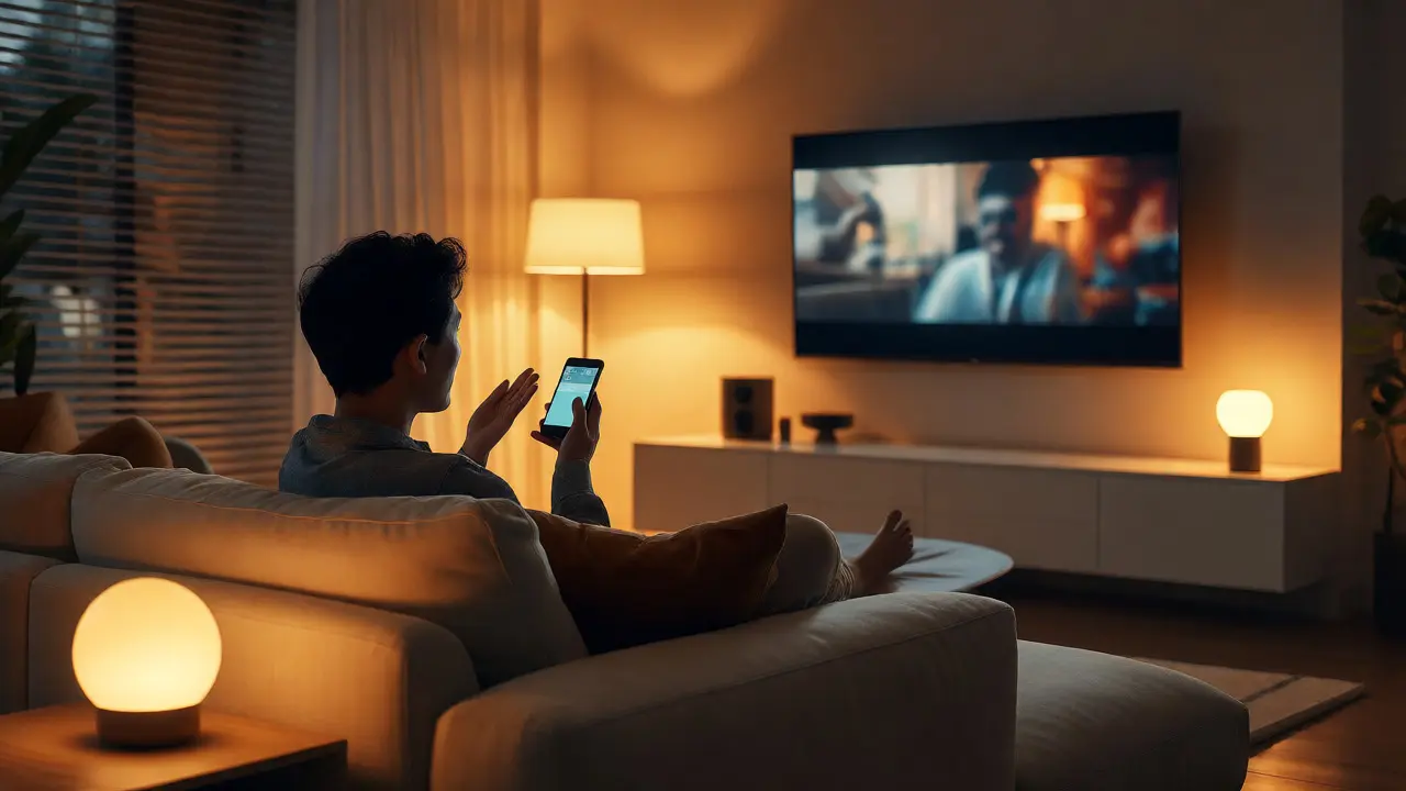 Smart home v obýváku: Jak ovládat světla a média na dálku